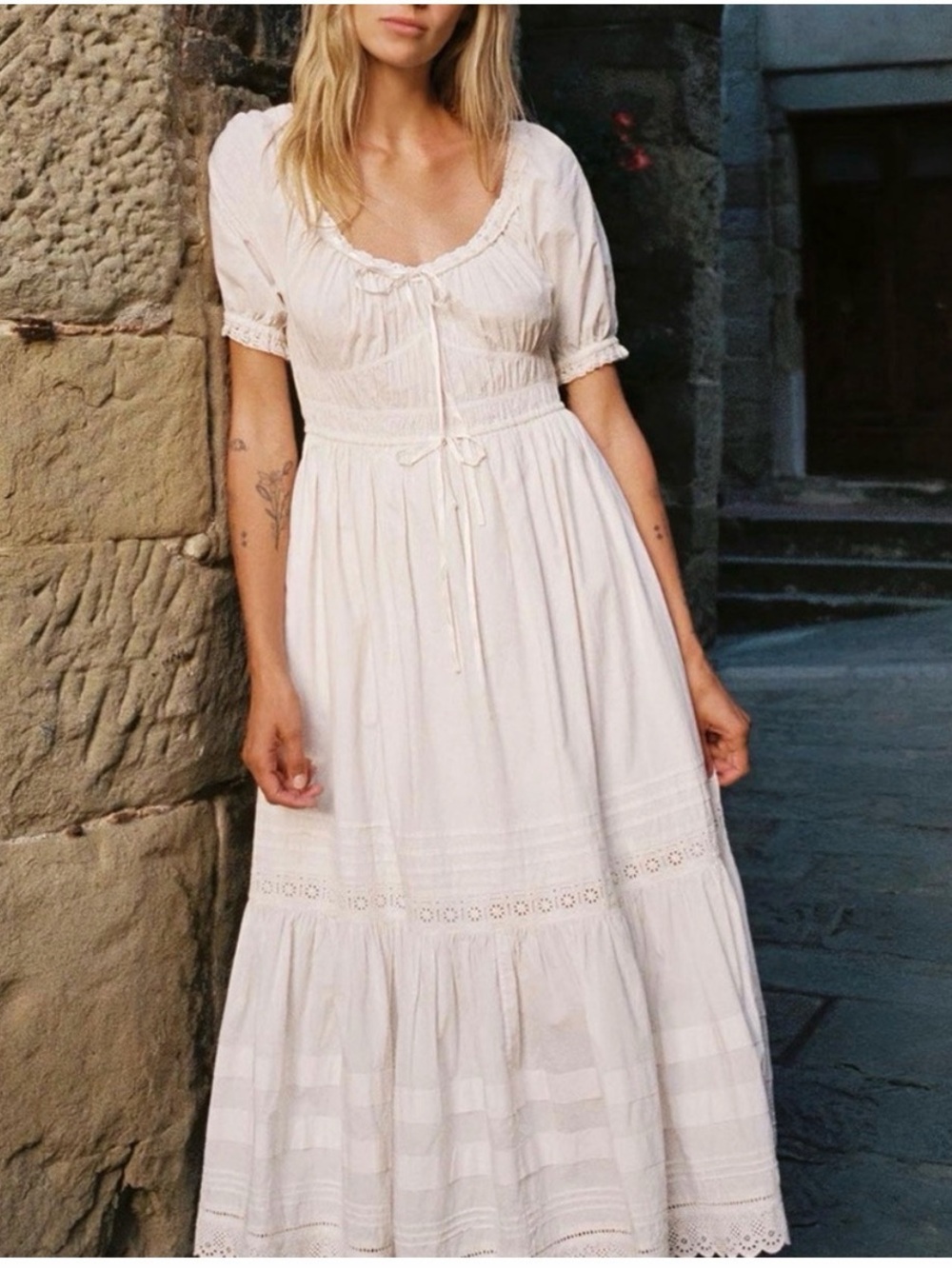 Christy Dawn Brynne in Pearl Maxi Dress size small petite